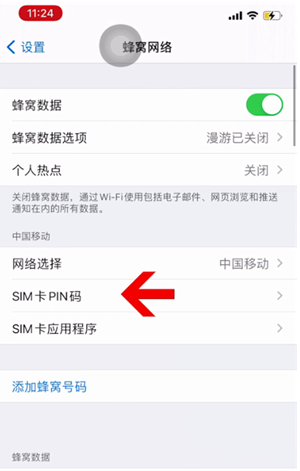 望花苹果14维修网分享如何给iPhone14的SIM卡设置密码 