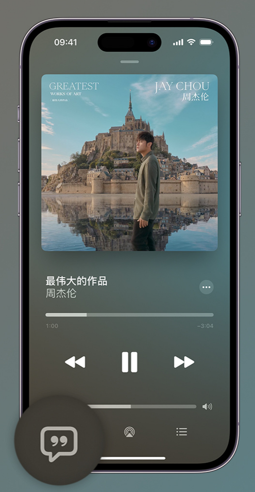 望花iphone维修分享如何在iPhone上使用Apple Music全新唱歌功能 