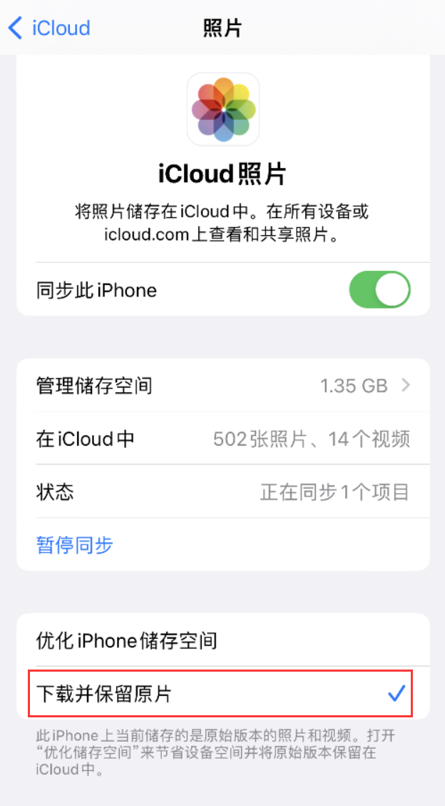 望花苹果手机维修分享iPhone 无法加载高质量照片怎么办 