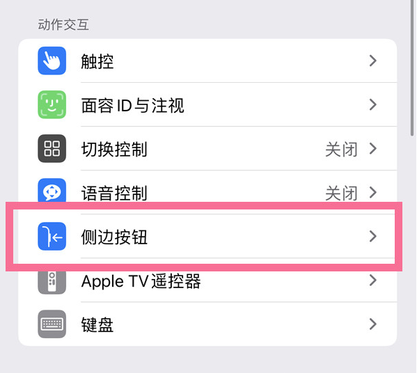 望花苹果14维修店分享iPhone14 Plus侧键双击下载功能关闭方法 