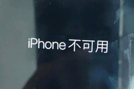 望花苹果服务网点分享锁屏界面显示“iPhone 不可用”如何解决 